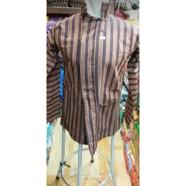 LURIK Surjan lurik Baju adat Jawa baju dalang pakaian adat Kartini oleh oleh jogja solo pekalongan