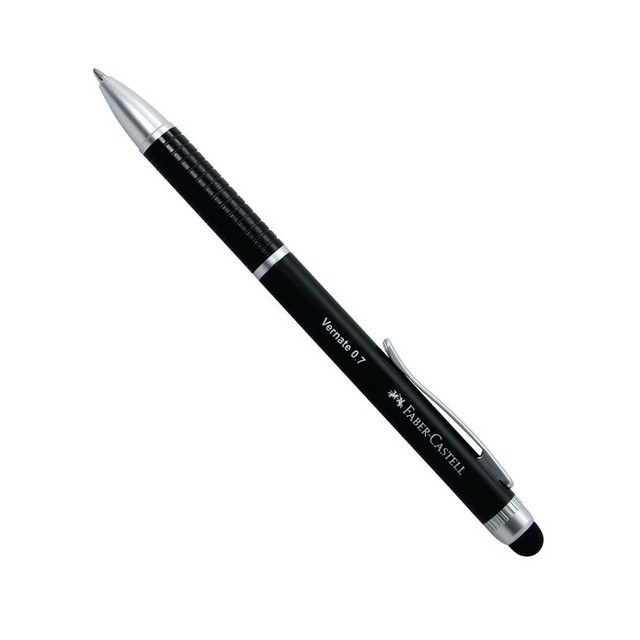 

Faber-Castell Stylus Pen Vernate 0.7 Black Barrel Black - Blue Ink