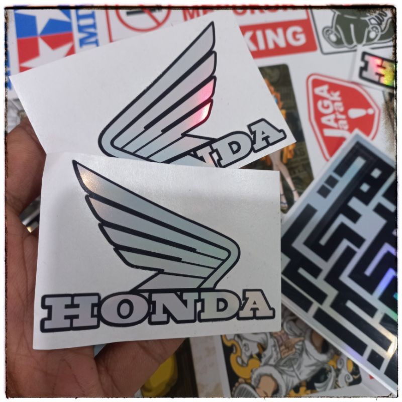 Stiker logo honda