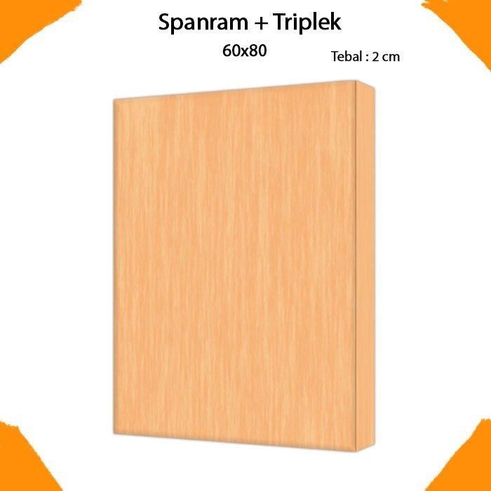 

Spanram Triplek Ukuran 60x80cm + Tali Gantungan