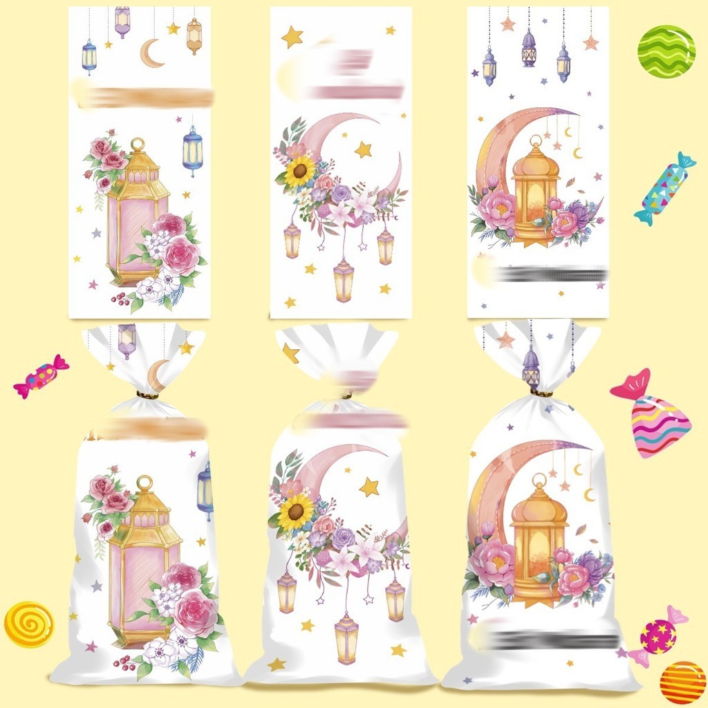 

( KYS ) 50 PCS PLASTIK BINGKISAN LEBARAN IDULFITRI / HAMPERS PLASTIK LEBARAN IDUL FITRI