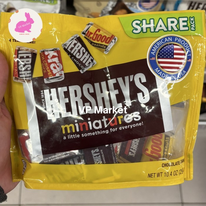 

Hershey's Miniature Share Pack 294g | Coklat Hershey Australia