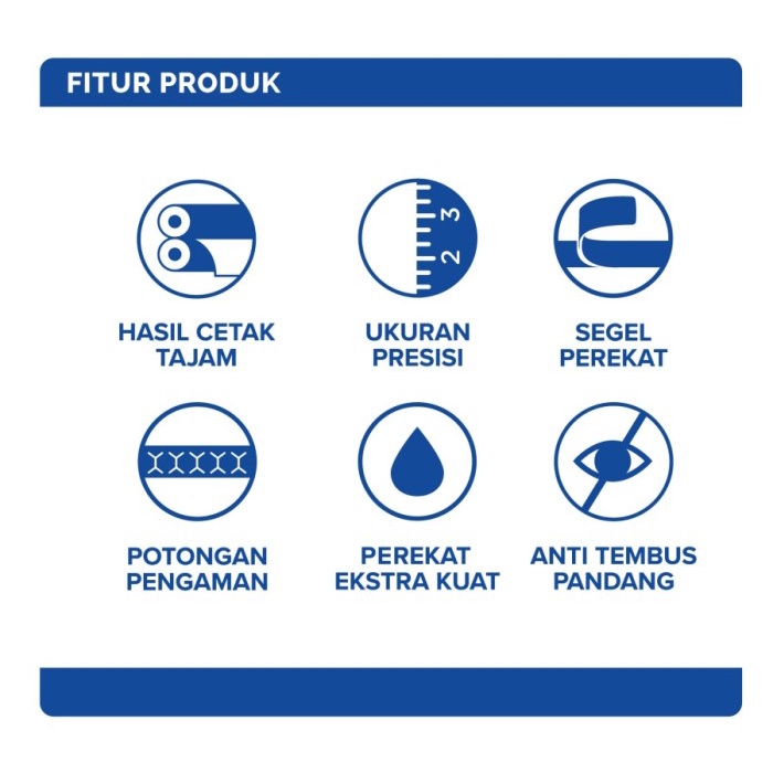 

RB Amplop Putih Paperline 90pps (110 x 230mm) (1BOX isi 100pcs)