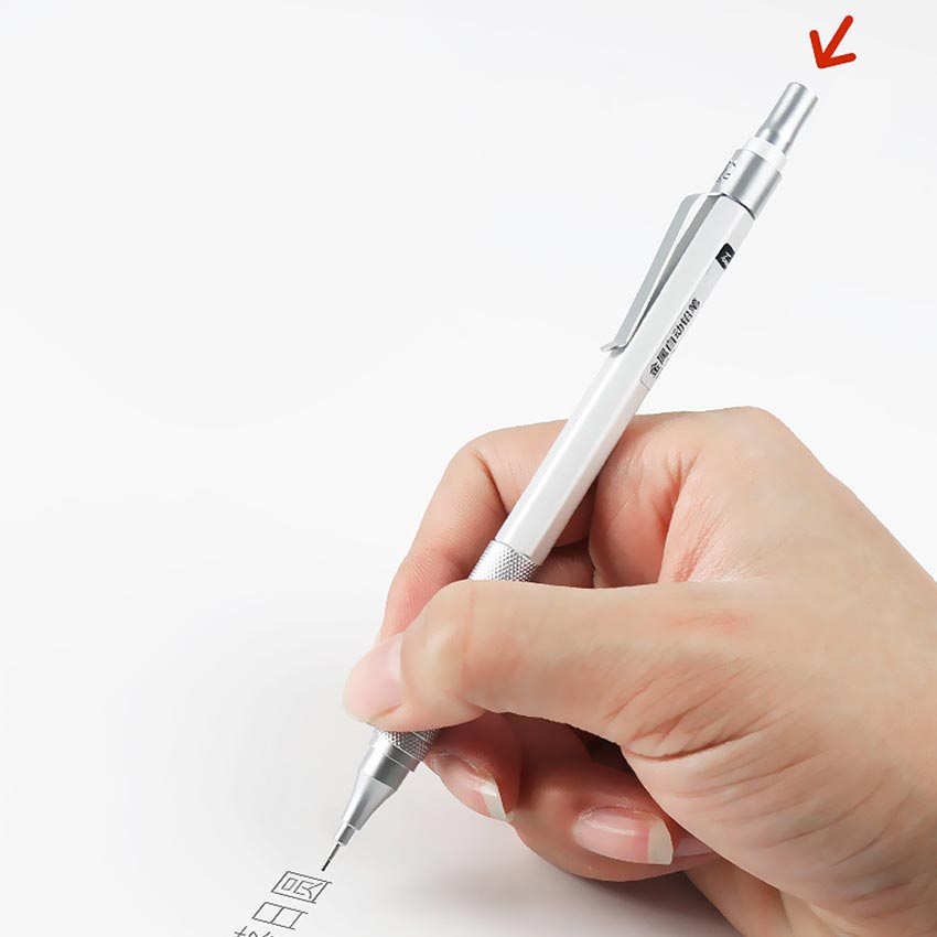 

RB Pentel Graph Gear 500 Mechanical Drafting Pencil Pusat Gravitasi Rendah Gambar Logam Pencil