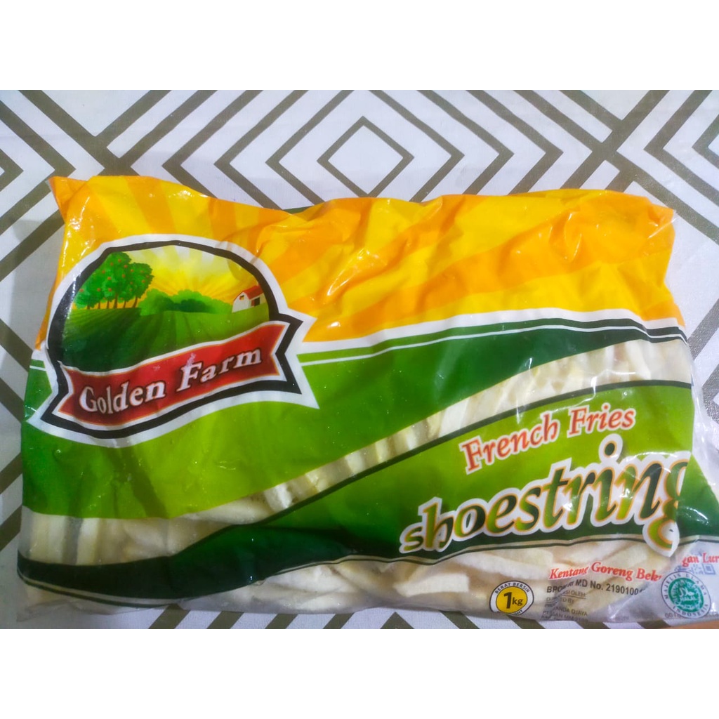 

Golden Farm French Fries Shoestring Kentang Goreng 1 Kg