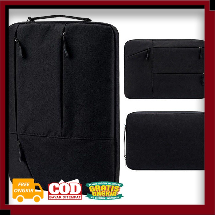 TAS LAPTOP MODEL BARU KUAT TAHAN LAMA /Tas Laptop Macbook Gaming Jinjing Pocket Nylon Waterproof 15.