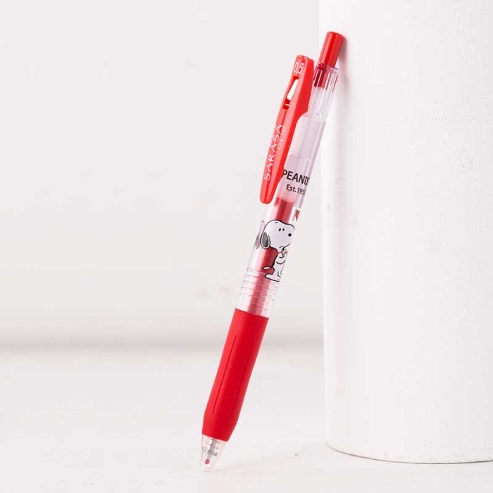 

[Ready] Zebra Sarasa Peanuts Snoopy Gel Ink 0.5mm Pen Limited Edition - Red