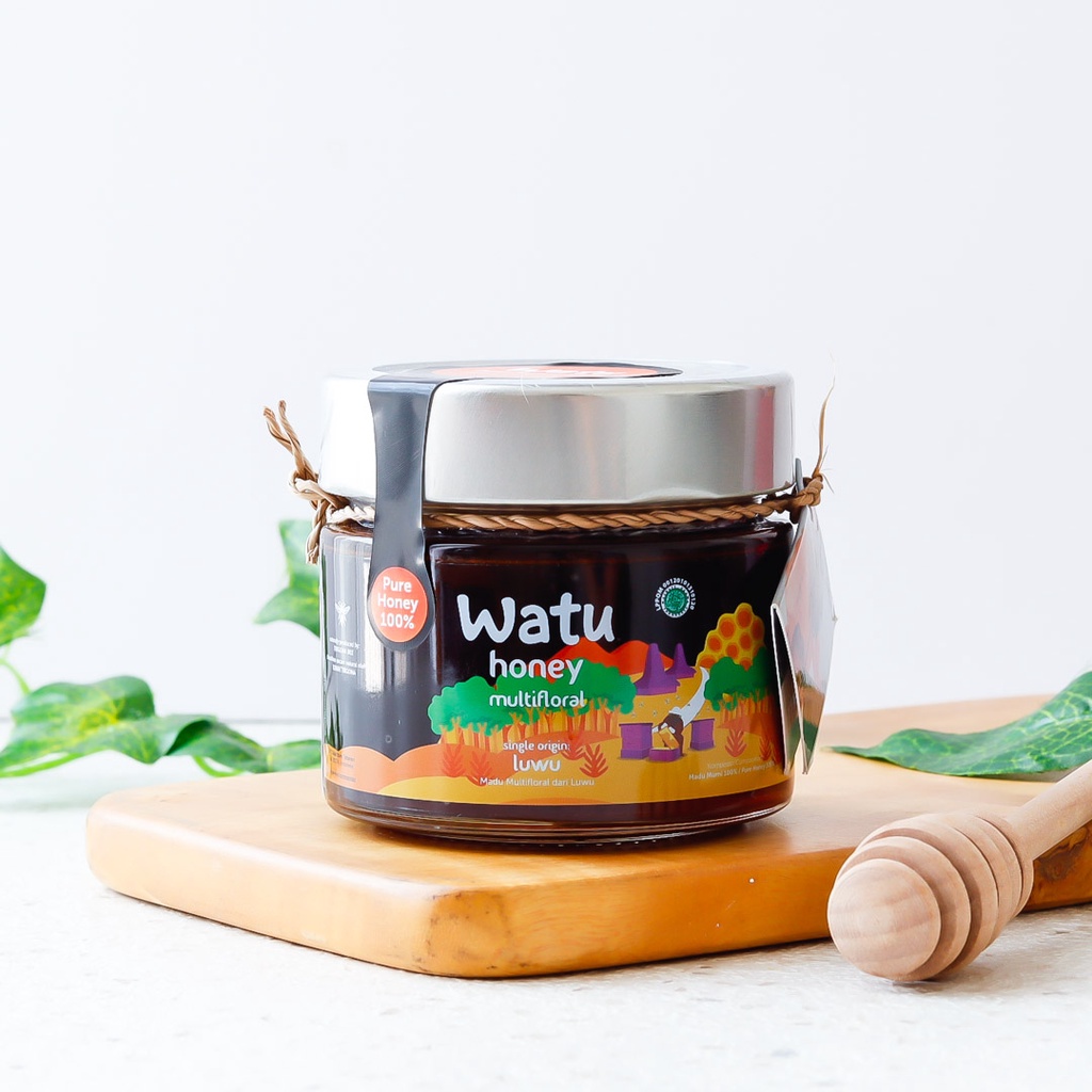 

200G WATU HONEY Multifloral LUWU Madu Trigona Sulawesi - TALASI