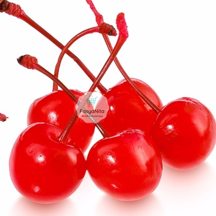 

Cherry merah tangkai [10 pcs] - Red Maraschino - FasyAnita Mart Denpasar
