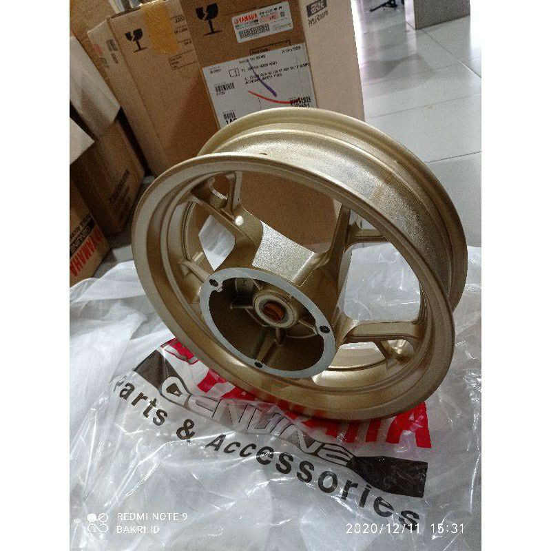 VELK velg belakang Yamaha xmax 250 original part ASLI gold asli ORIGINAL
