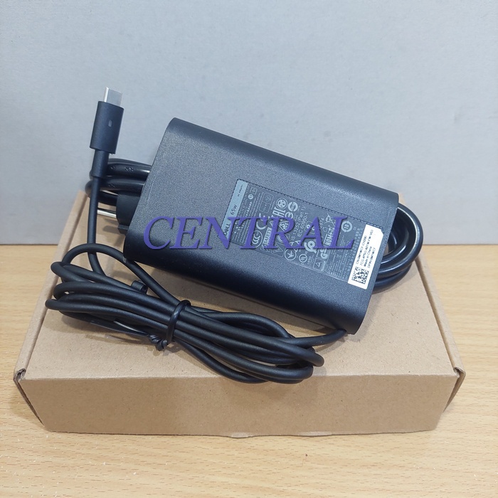 Adaptor Charger DELL XPS 12 9250 Venue 10 Pro 9365 5056 USB Type-C 65W -CP