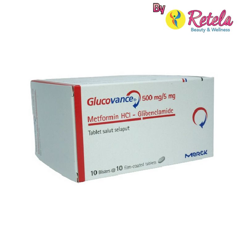 GLUCOVANCE 5/500MG  1 STRIP 10 TABLET