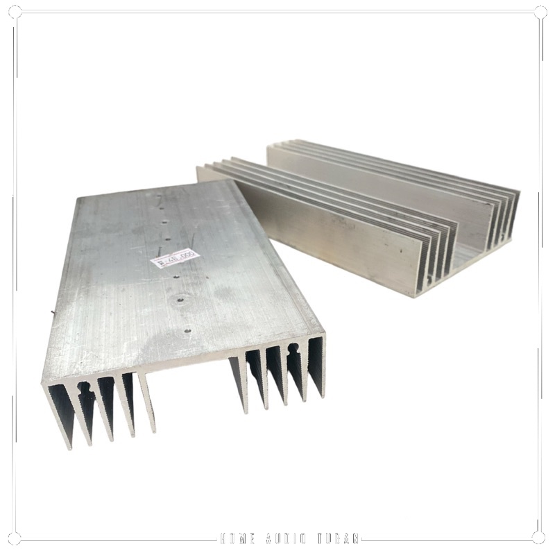 Pendingin Heatsink Transistor 10 Sirip 20cm Tebal 4mm