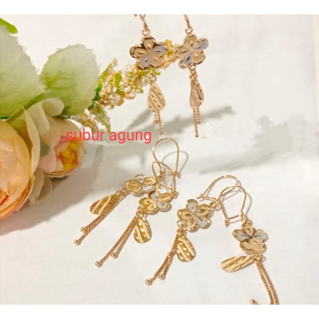 Anting panjang model korea