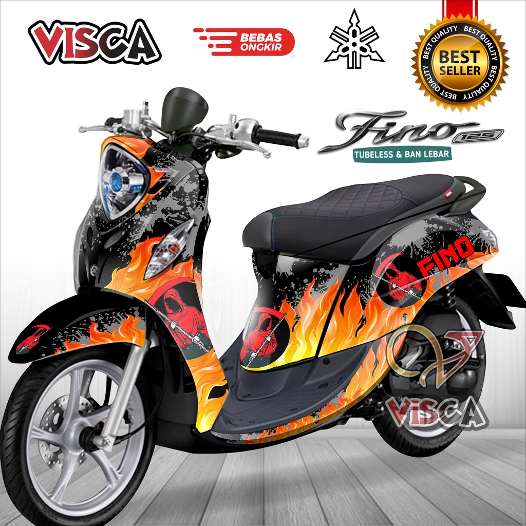 Decal Fino 125 Full Body Stiker Fino 125 Full Body Variasi Stiker Motor Fino 125 Full Body Striping 