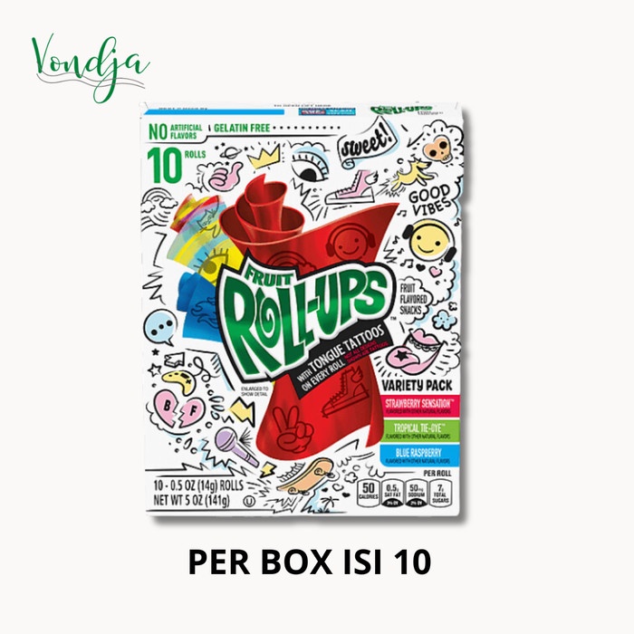 

✨PROMO✨ -Fruit Roll Ups Candy Variety Pack Permen Import - VARIETY PACK
