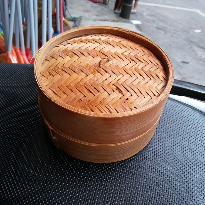 Klakat bambu 15 cm per set/Klakat dimsum 15 cm per set