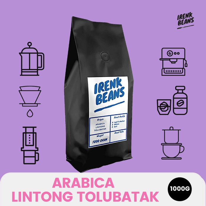 

Kopi Arabika Lintong Tolubatak 1000g Biji Bubuk - BIJI KOPI