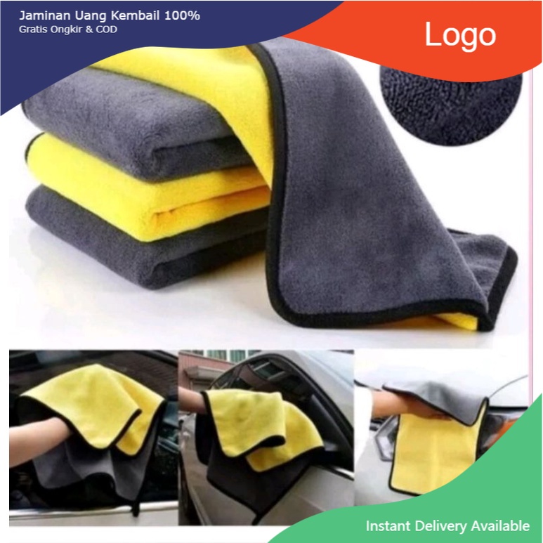 KAIN LAP MOBIL MICROFIBER 30X30 LAP UNIVERSAL MOTOR di lapak toko Solehah acc