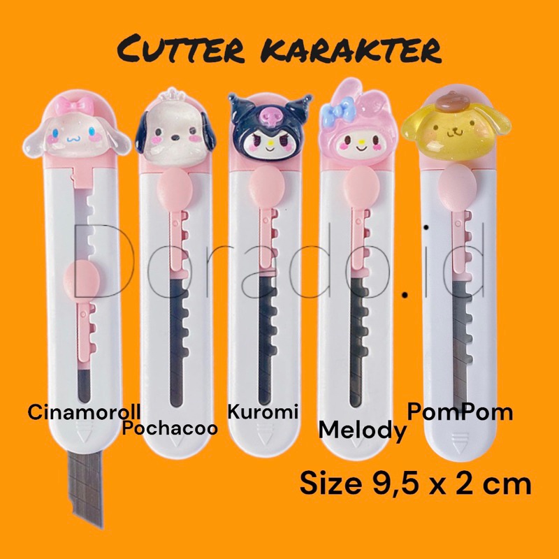 

Cutter / Pisau Mini Karakter Portable
