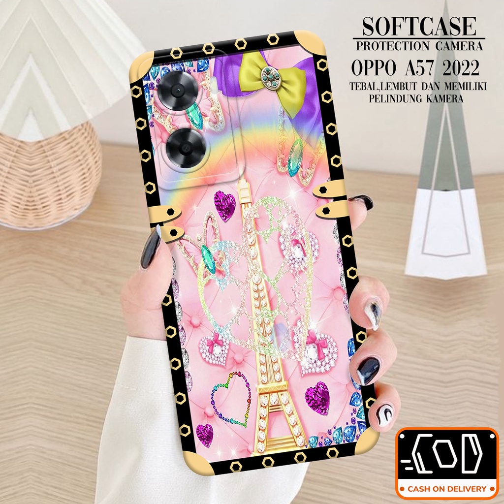 Softcase Silikon Hp Oppo A57 2022 Terbaru - Trans Case Casing Hp Oppo A57 2022 Terbaru