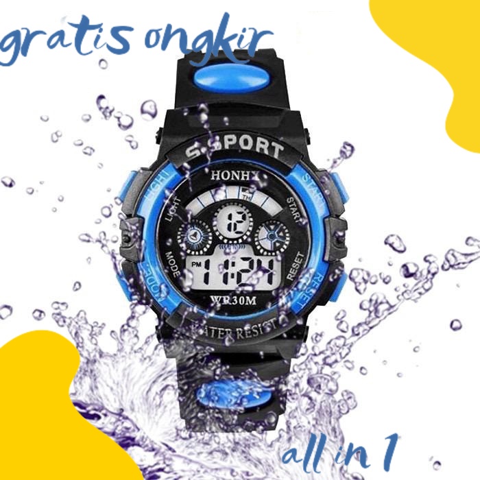 GRATIS ONGKIR JAM TANGAN PRIA JAM TANGAN RUBBER S-SPORT IMPORT Jam tangan wanita jam tangan sport ja