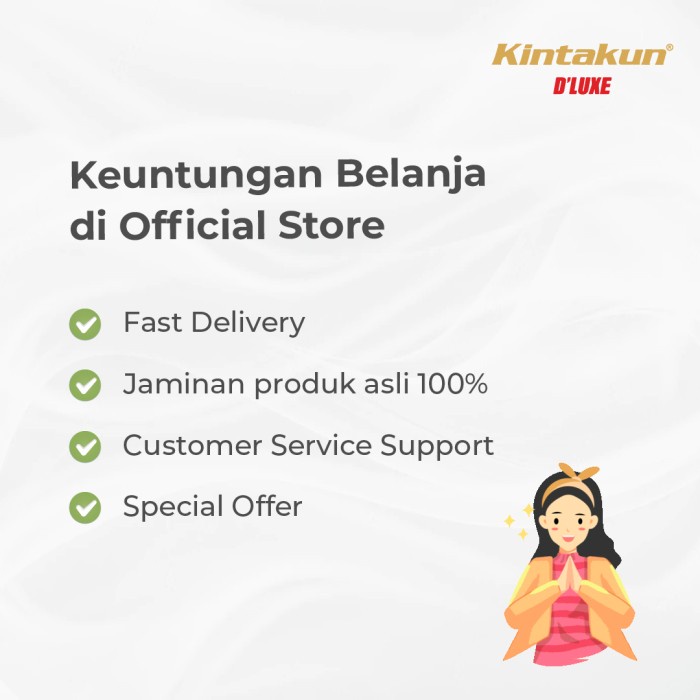 Terlaris ✨-Kintakun D’LUXE Sprei Aesthetic Polos Playnism 90/100/120 Lazuardi - 90 x 200