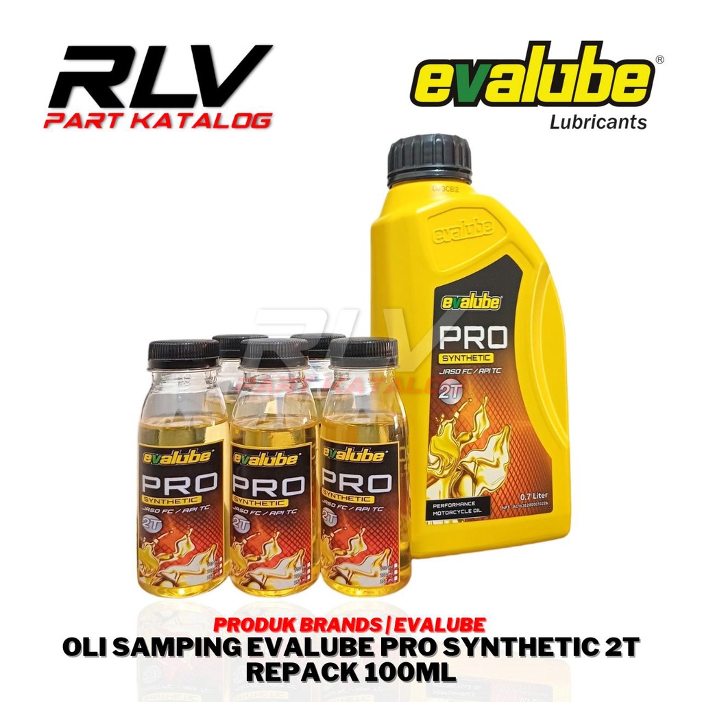 Oli samping Evalube 2T PRO Repack Original cocok untuk rx king ninja f1zr