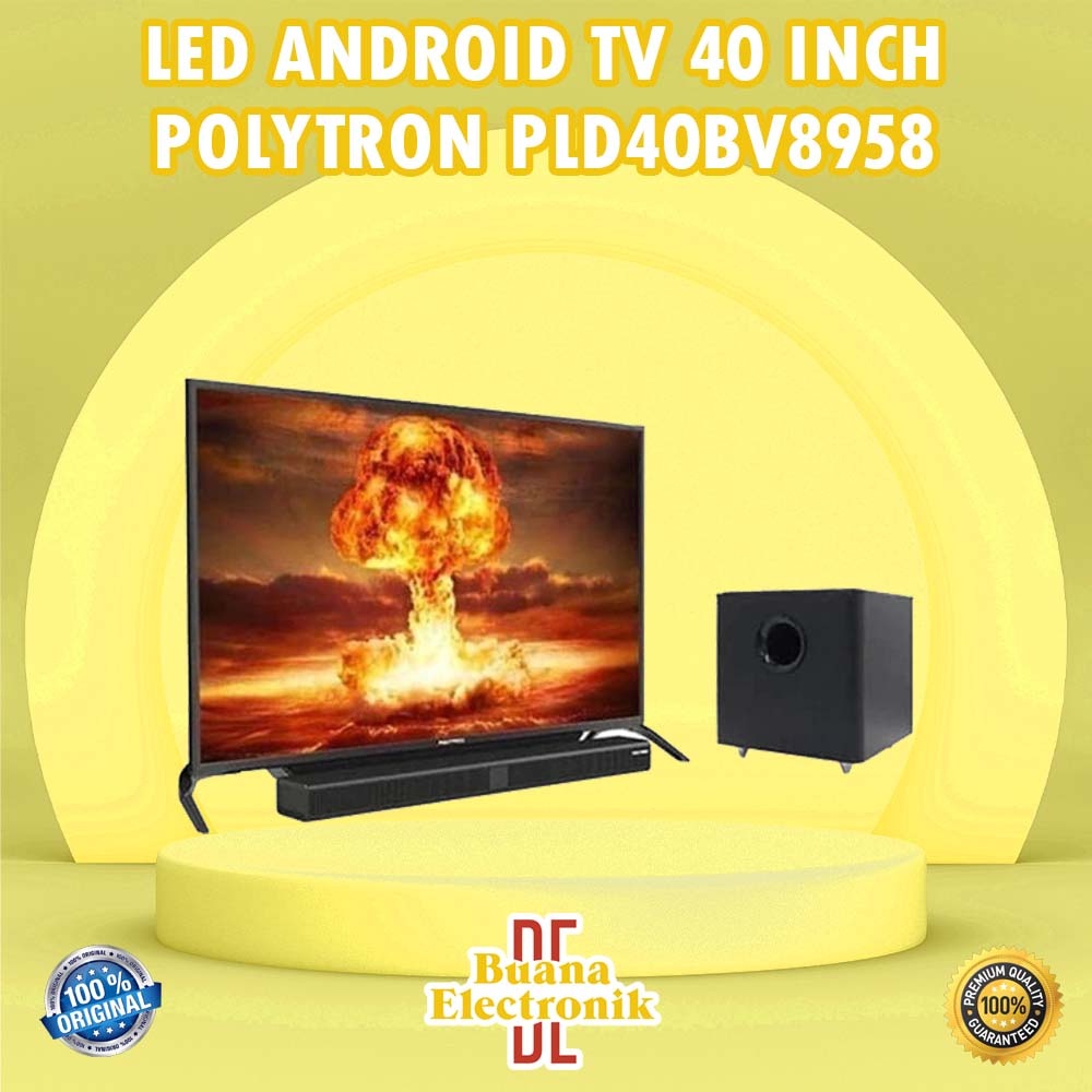 LED TV POLYTRON DIGITAL 40 INCH 40BV8958 ORIGINAL