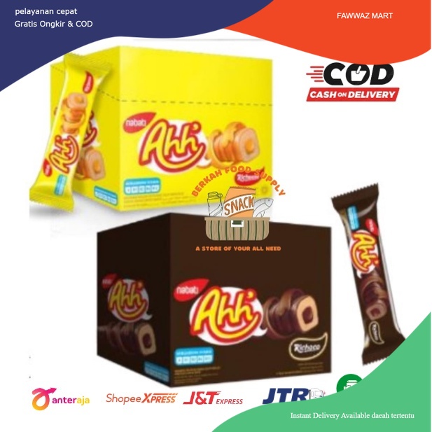 

( BERKAH ) Nabati AHH Richeese Richoco Box All Varian Rasa Ahh Coklat Ahh Keju Triple Cheese Snack Cemilan Anak Snack Dewasa