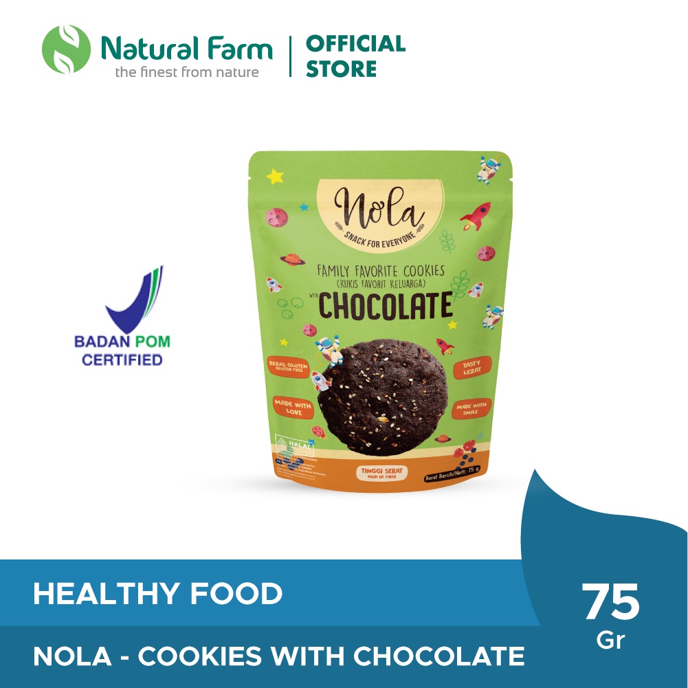 

Nola Gluten Free Cookies With Chocolate 75gr