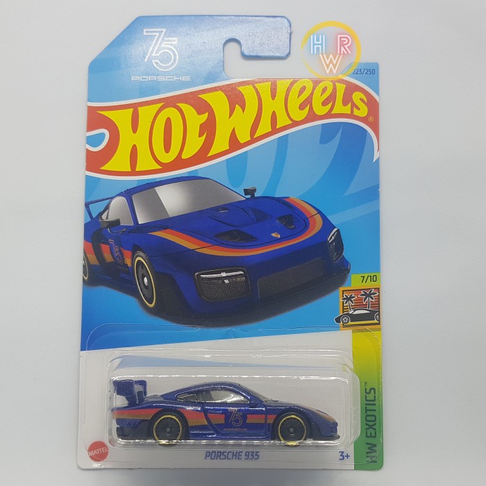 Emran Hot Wheels Porsche 935 Biru 75th Porsche N23