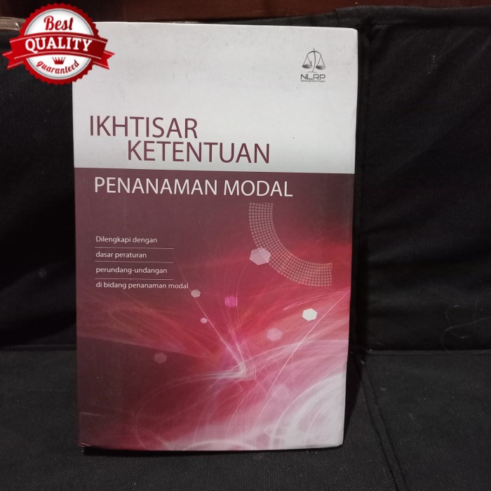 Buku Ikhtisar Ketentuan Penanaman Modal