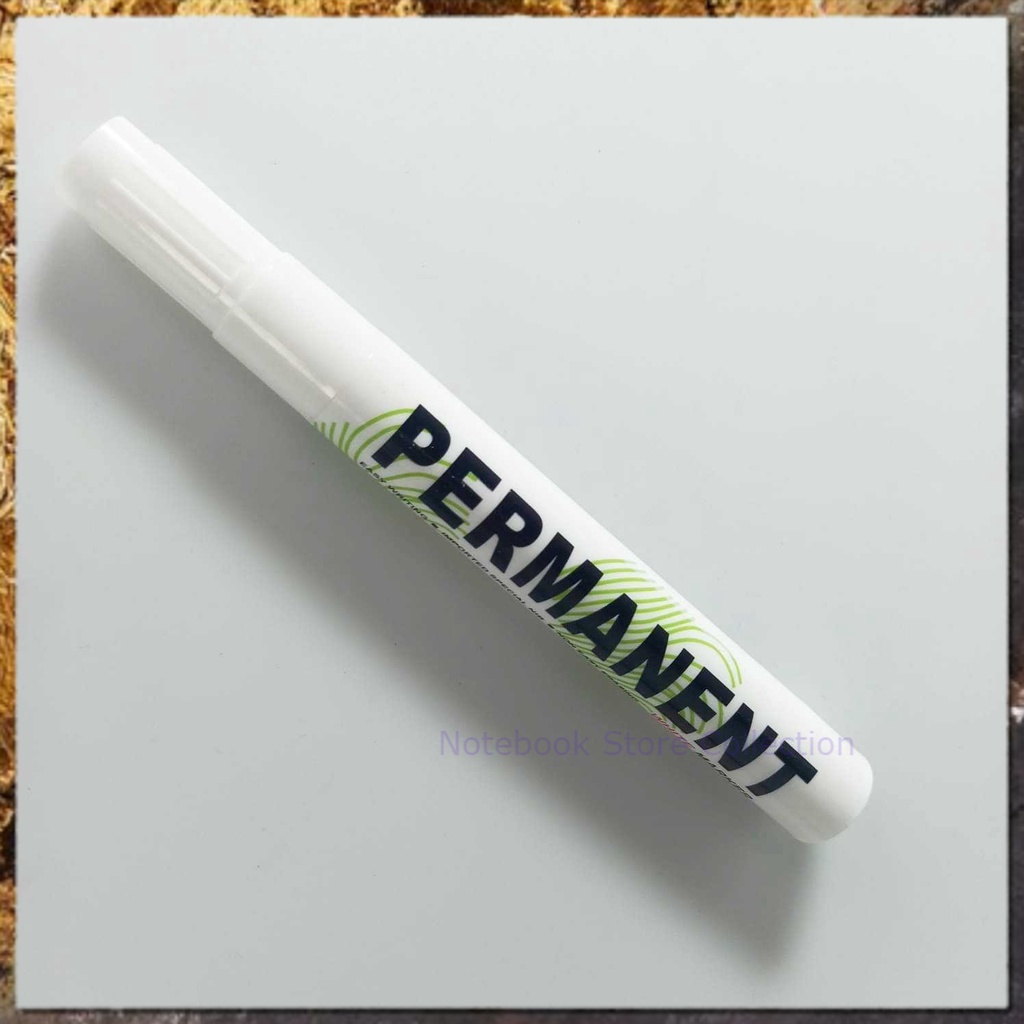 

Notebook Store Collection White Spidol Ban Permanen Oil Based Marker Waterproof 2mm