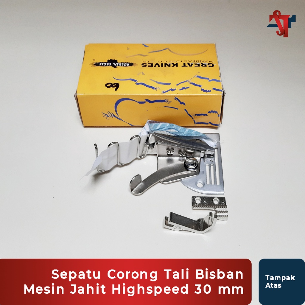 Sepatu Corong Tali Bisban Mesin Jahit Highspeed 30mm