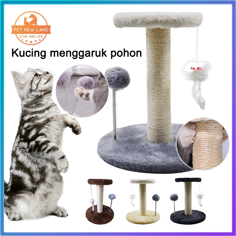 Cat Scratcher Tree Cakaran Kucing Cat Tree Kucing Cat Condo Kucing Dewasa Mainan Garukan Kucing