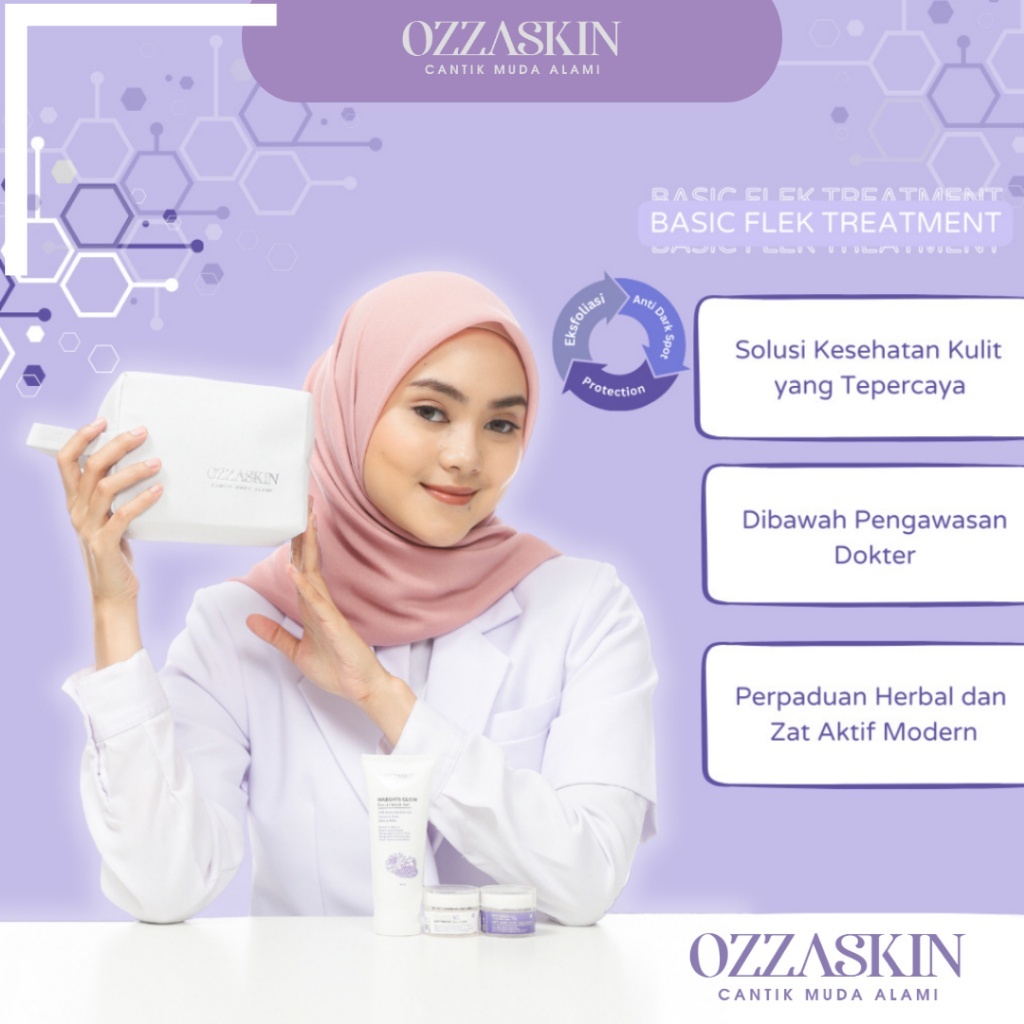 Paket Basic Penghilang Flek Treatment Ozzaskin By Oki Setiana Dewi  joy Bekasi OZZASKIN OFICIAL / OZ