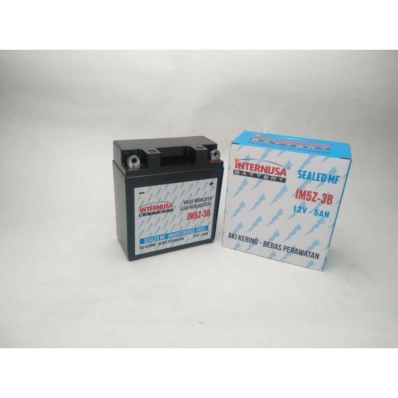 aki kering motor aki sepeda motor aki motor mf GM5Z-3B GRAND INTERNUSA