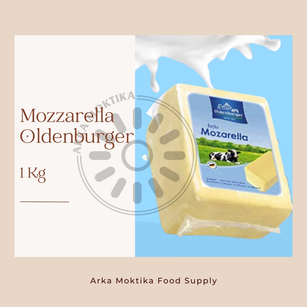 

MOZARELLA OLDENBURGER PREMIUM 1Kg /Import Halal dari Jerman