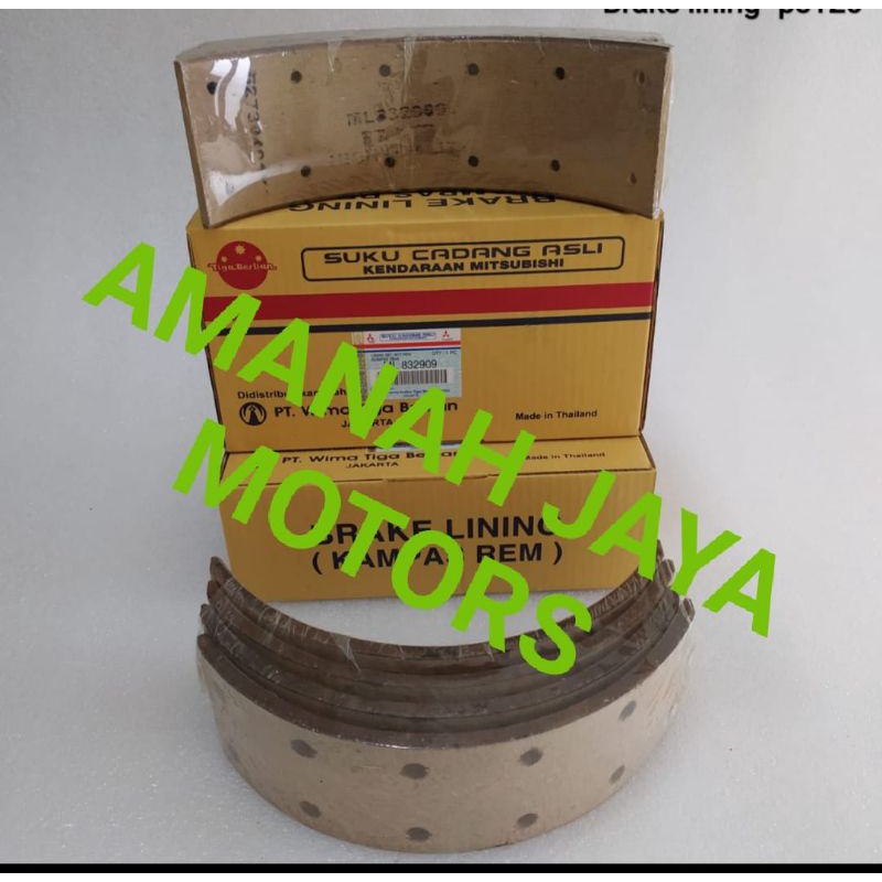 BRAKE LINING PS120 4D32 DAUN KAMPAS PS120 DAUN LINING PS120/4D32