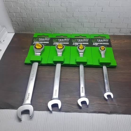 Kunci Ring Pas Rachet Tekiro Panjang uk 12mm - Japan Quality