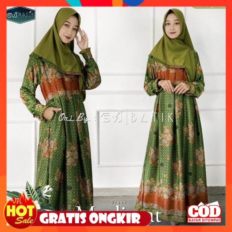 KAIN ADEM HALUS TEBAL / Gamis Batik Muslimat NU Seragam Fatayat  NU