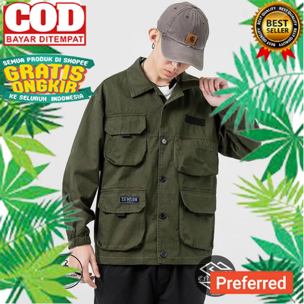 TERLARIS  AKN JAKET SEMI PARKA SNSR MMIX / JAKET SEMI PARKA PRIA ORIGINAL SENSOR// ANAK DEWASA REMAJ