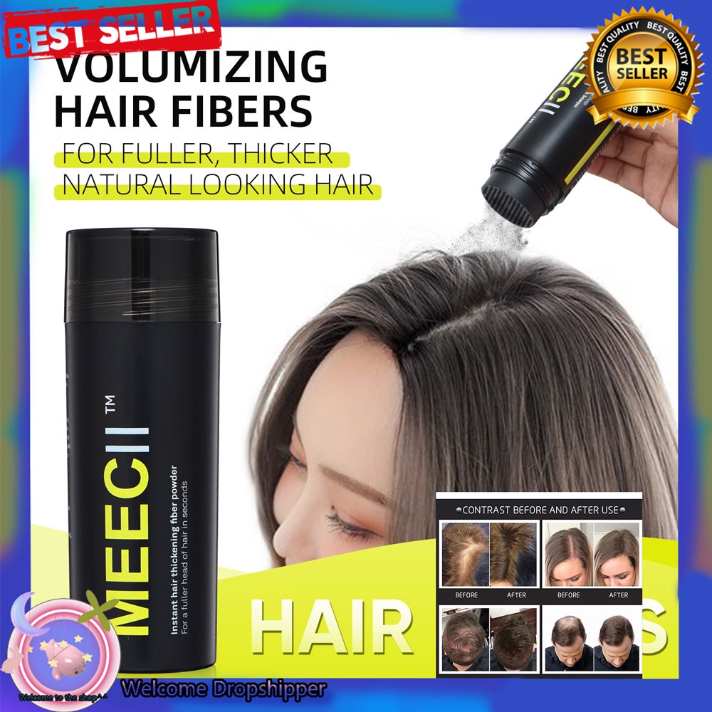 MEECII Penebal Rambut Botak Hair Fiber Powder Hair Loss Treatment