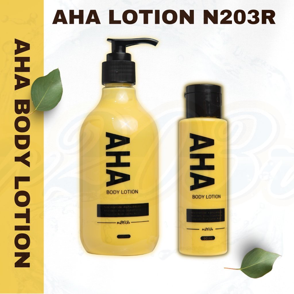 "2F" AHA Body Lotion Whitening N203R 60ml/300ml "2F"