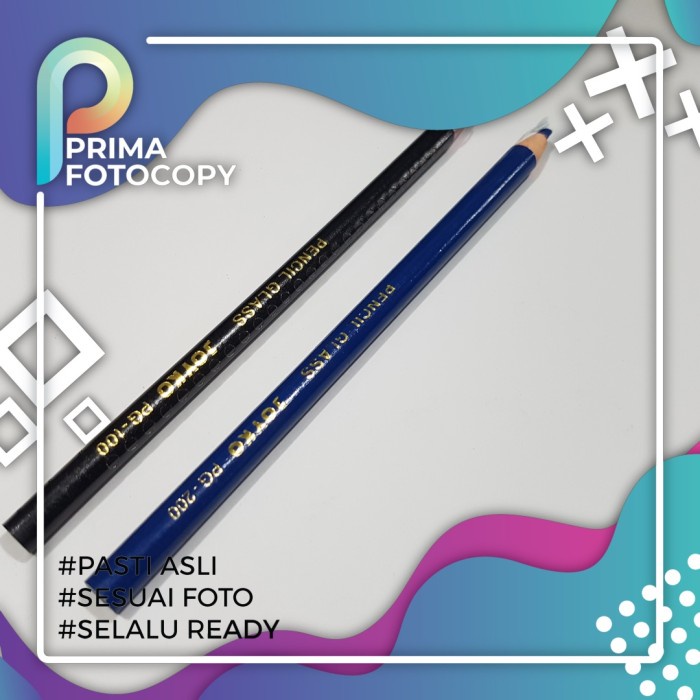 

PENSIL KACA BIRU BLUE BLACK Hitam JOYKO ORIGINAL| BLUE DERMATOGRAPH PENCIL PG-100
