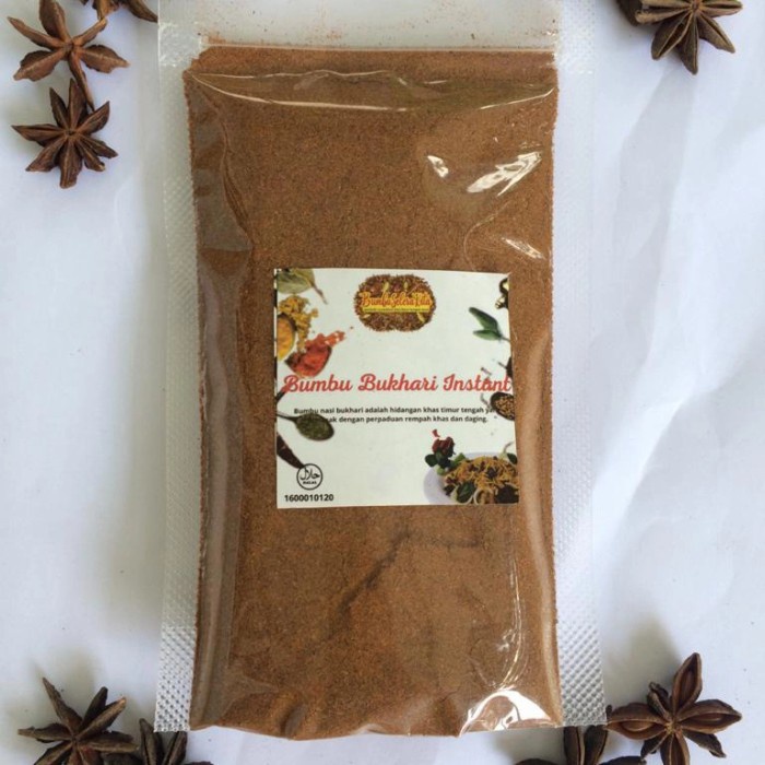 

Bumbu Nasi Bukhari 100 Gram/ Bumbu Bukhari Pilihan Bumbu Selera Kita