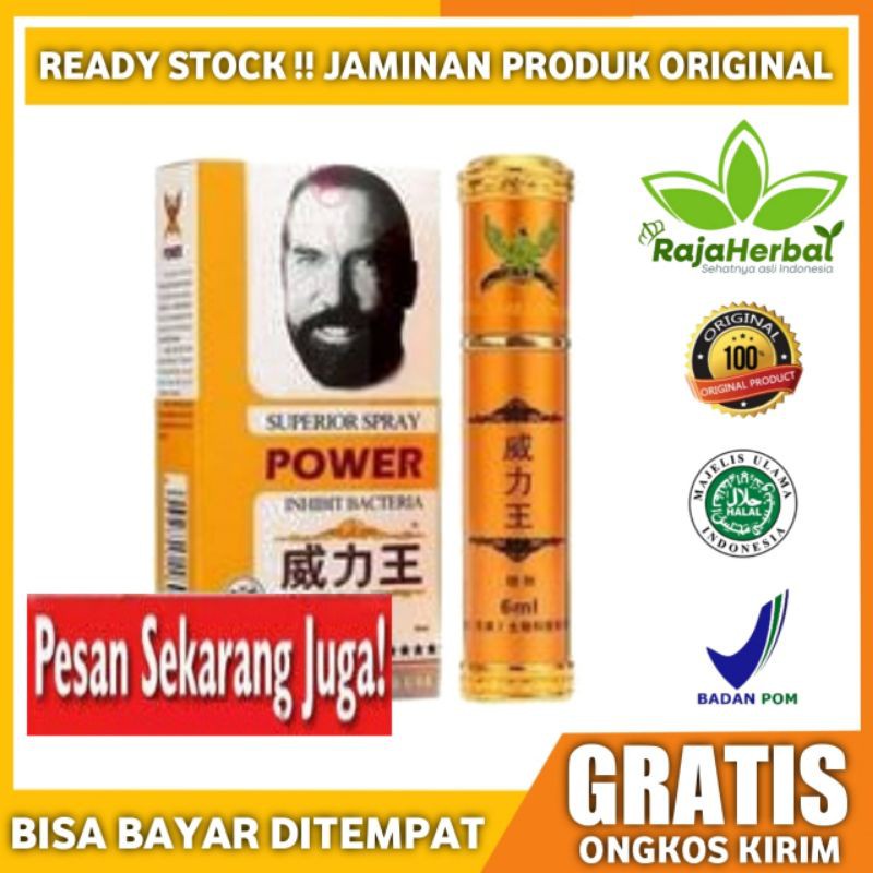 NEW SUPERIOR SPRAY POWER OBAT KUAT HERBAL SEMPROT ALAMI