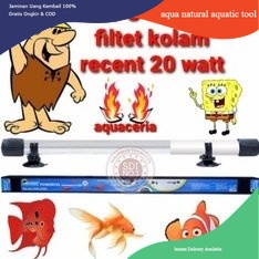 Lampu uv celup air kolam ikan uv long 20 watt recent