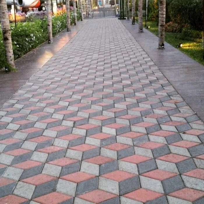 paving block 3d/paving block 3d warna/paving block